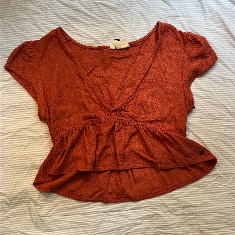 Roxy Women's Burnt Orange Blouse